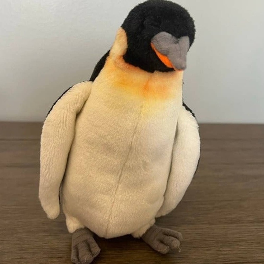 Hansa Creation Emperor Penguin Realistic Stuffed Animal Plush Bird